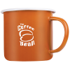 View Image 1 of 1 of 285ml Enamel Mug - Bright Colours - Budget Print