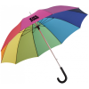 View Image 1 of 5 of FARE Rainbow Walking Umbrella