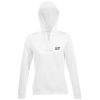 View Image 1 of 4 of SOL's Spencer Women's Hoodie - White - Embroidered