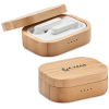View Image 1 of 5 of Jazz Bamboo Wireless Earbuds