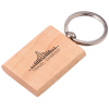 View Image 1 of 2 of Madera Wooden Keyring - 3 Day
