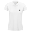 View Image 1 of 3 of SOL's Planet Women's Organic Cotton Polo - White - Printed