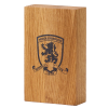 View Image 1 of 1 of 125-mm Beech Rectangle Award - Engraved