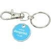 View Image 1 of 2 of £1 Trolley Coin Keyring - Printed