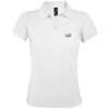 View Image 1 of 3 of SOL's Women's Prime Polo - White - Embroidered