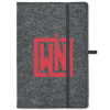View Image 1 of 6 of Nola Felt Cover Notebook