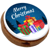 View Image 1 of 2 of Iced Logo Cookie - White Chocolate Chip & Cranberry