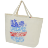 View Image 1 of 3 of Cannes Recycled Tote Bag - Digital Print