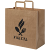 View Image 1 of 5 of DISC Athos Paper Bag - Natural - Extra Large - Printed