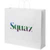 View Image 1 of 5 of Aso Paper Bag - White -  XX Large - Digital Print