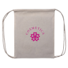 View Image 1 of 3 of Hawes Cotton Drawstring Bag - Printed - 3 Day