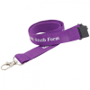 View Image 1 of 5 of 25mm Flat Polyester Lanyard