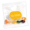 View Image 1 of 2 of Mini Bag -  6g Gourmet Jelly Beans - White Sticker