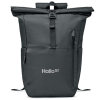 View Image 1 of 6 of Valley Recycled Roll-Top Laptop Backpack