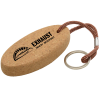 View Image 1 of 3 of Oval Cork Keyring - Printed
