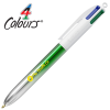 View Image 1 of 7 of BIC® 4 Colours Bi-Color Pen