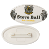 View Image 1 of 2 of Essential Oval Recycled Name Badge