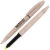 View Image 1 of 6 of Wheat Twist 2 in 1 Highlighter Pen