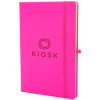 View Image 1 of 5 of A5 Soft Touch Neon Notebook - Debossed