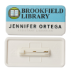 View Image 1 of 2 of Essential Rectangle Recycled Name Badge