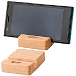 Beech Wood Phone Stand - Engraved