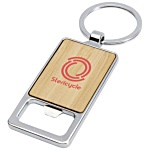 Snapper Bamboo Bottle Opener Keyring