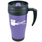 Colour Tab Promotional Vacuum Insulated Travel Mug