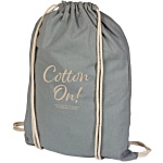 Oregon Cotton Drawstring Bag - Colours - Printed