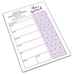 A5 25 Sheet Notepad - Colour Me - Flower