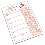A5 25 Sheet Notepad - Colour Me - Geometric