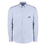 Kustom Kit Men's Slim Fit Premium Oxford Shirt - Long Sleeve - Embroidered