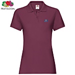 Fruit of the Loom Women's Premium Polo Shirt - Colours - Embroidered