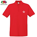Fruit of the Loom Premium Polo Shirt - Colours - Printed