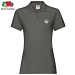 Fruit of the Loom Women's Premium Polo Shirt - Colours - Printed