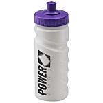 Recycled Finger Grip Sports Bottle - Push Pull Cap