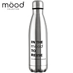 Mood Vacuum Insulated Bottle - Stainless Steel - Printed