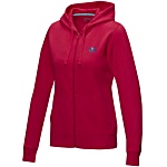 Ruby Women's Organic Cotton Zipped Hoodie - Embroidered