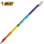 BIC® Evolution Pencil with Eraser - Rainbow Design