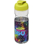 Base Sports Bottle - Flip Lid - Clear - Digital Wrap