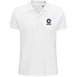 SOL's Planet Organic Cotton Polo - White - Embroidered