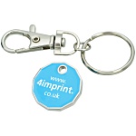 £1 Trolley Coin Keyring - Printed