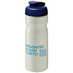 Eco Base Sports Bottle - White - Flip Lid - 3 Day
