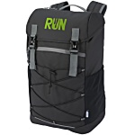 Aqua Recycled Laptop Buckle Backpack