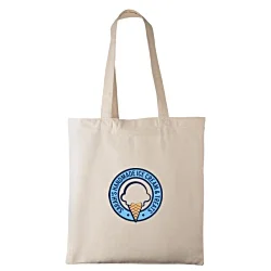 Earby 8oz Cotton Tote Bag - Natural - Digital Print