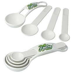 Recycled Measuring Spoon Set - White