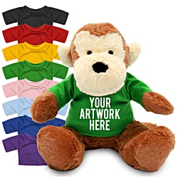 20cm Max Monkey with Coloured T-Shirt