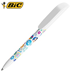 BIC® Super Clip White Pen - Digital Barrel