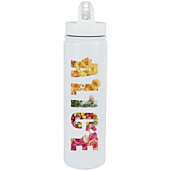 Alice Vacuum Insulated Metal Water Bottle - Digital Wrap