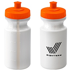 500ml Viz Cycle Bottle - White - Push Pull Cap - 3 Day