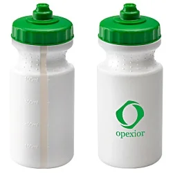 500ml Viz Cycle Bottle - White - Valve Cap